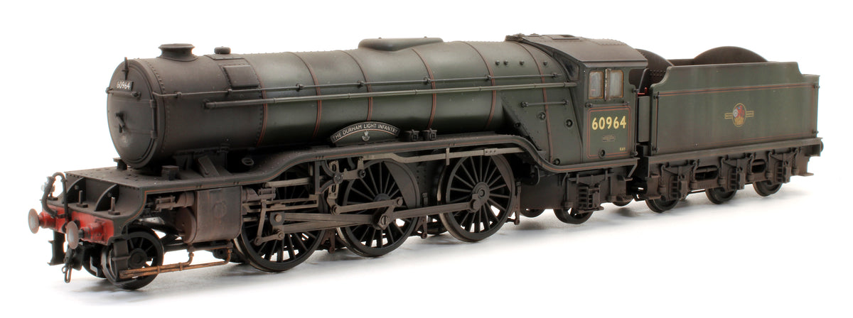 Pre-Owned 'Durham Light Infantry' BR Lined Green (Late Crest) Class V2 2-6-2 Steam Locomotive No.60964 - Custom Weathered