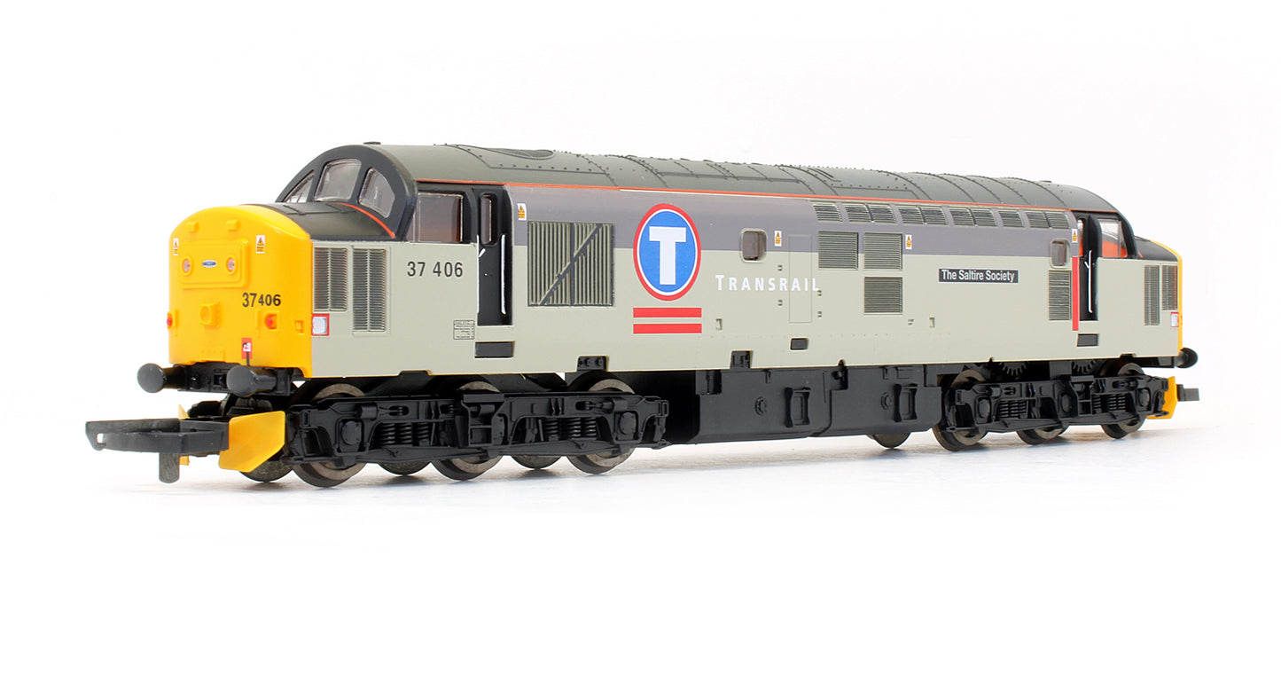 Pre-Owned L205219 Transrail Class 37406 'The Saltire Society' Diesel Locomotive - Limited Edition