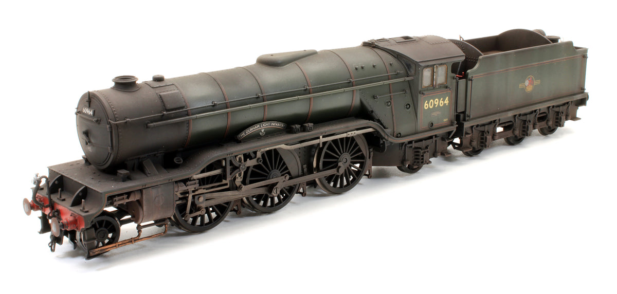 Pre-Owned 'Durham Light Infantry' BR Lined Green (Late Crest) Class V2 2-6-2 Steam Locomotive No.60964 - Custom Weathered