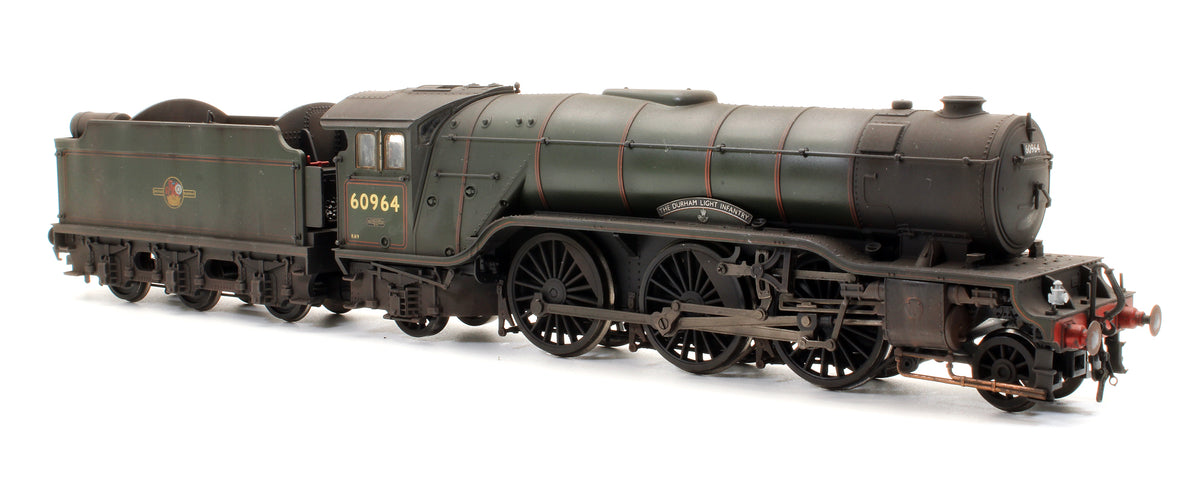 Pre-Owned 'Durham Light Infantry' BR Lined Green (Late Crest) Class V2 2-6-2 Steam Locomotive No.60964 - Custom Weathered