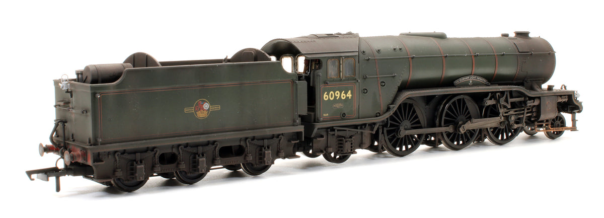 Pre-Owned 'Durham Light Infantry' BR Lined Green (Late Crest) Class V2 2-6-2 Steam Locomotive No.60964 - Custom Weathered
