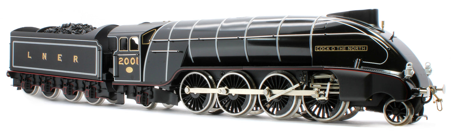 E/36-B4-CN P2 Class Streamlined "Cock O The North" 2-8-2 LNER Lined Gloss Black No. 2001 Steam Locomotive