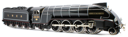E/36-B4-CN P2 Class Streamlined "Cock O The North" 2-8-2 LNER Lined Gloss Black No. 2001 Steam Locomotive