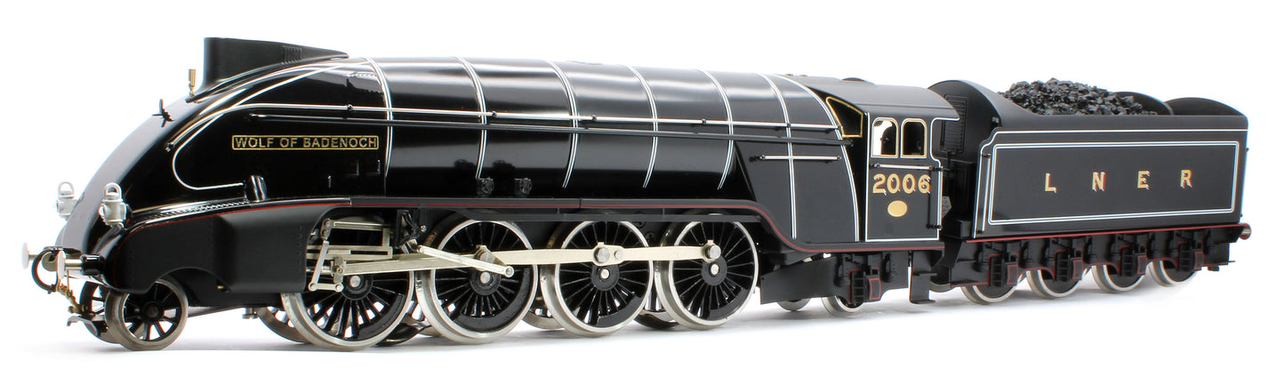 E/36-B4-WB P2 Class Streamlined "Wolf of Badenoch" 2-8-2 LNER Lined Gloss Black No. 2006 Steam Locomotive