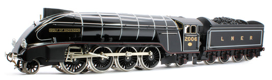 E/36-B4-WB P2 Class Streamlined "Wolf of Badenoch" 2-8-2 LNER Lined Gloss Black No. 2006 Steam Locomotive