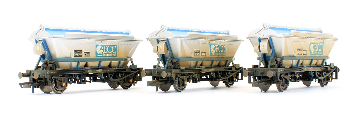 R6223 Pre-Owned Set Of 3 China Clay (CDA) Hopper Wagons (Weathered)