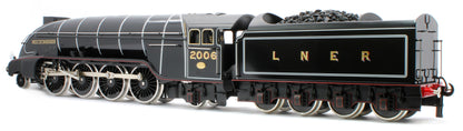E/36-B4-WB P2 Class Streamlined "Wolf of Badenoch" 2-8-2 LNER Lined Gloss Black No. 2006 Steam Locomotive