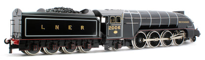 E/36-B4-WB P2 Class Streamlined "Wolf of Badenoch" 2-8-2 LNER Lined Gloss Black No. 2006 Steam Locomotive