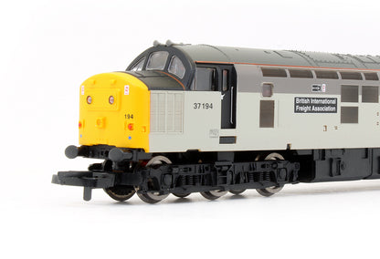 Pre-Owned L204985 Triple Grey Mainline Class 37194 'British International Freight Association' Diesel Locomotive