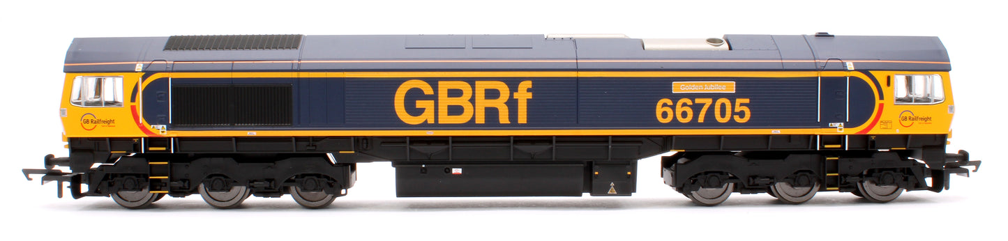 Class 66 GBRf Co-Co 66705 'Golden Jubilee' Diesel Locomotive