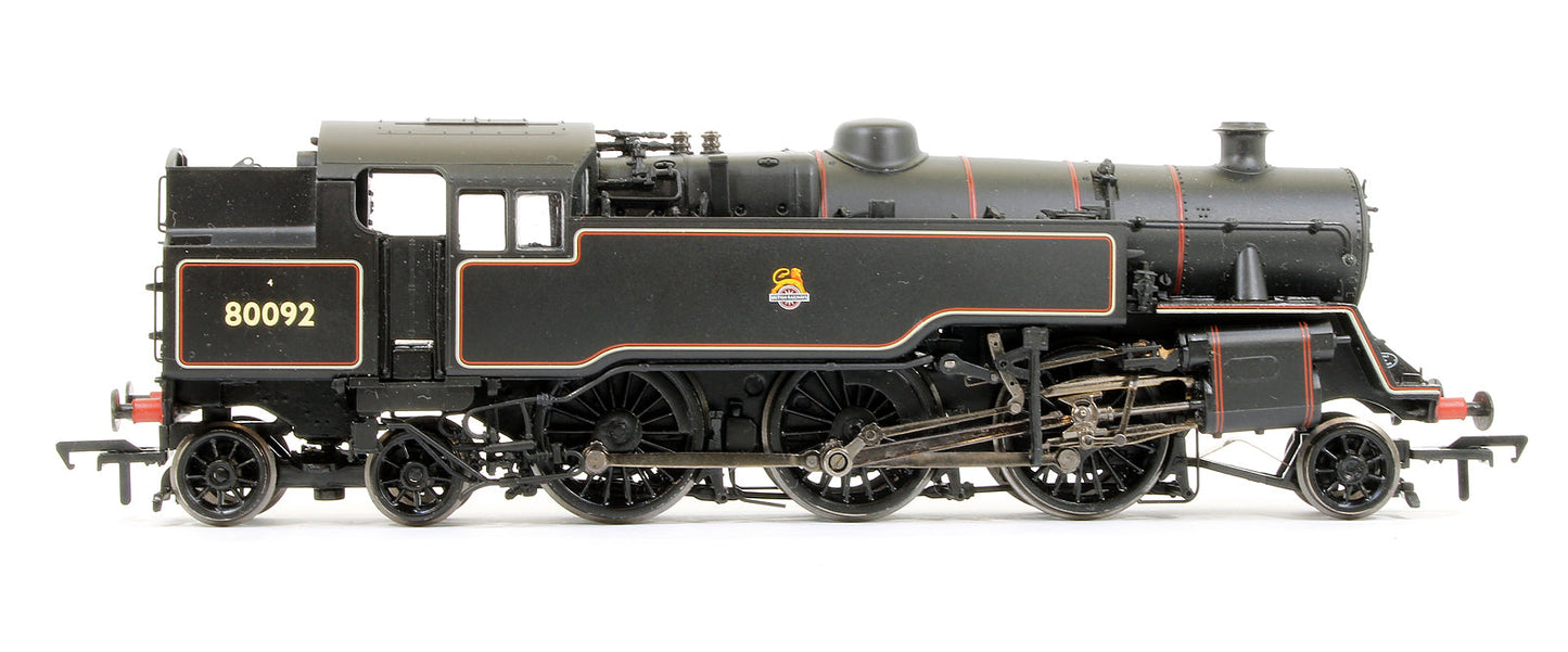 Pre-Owned 32-359A BR Standard Class 4MT Tank 80092 BR Black Early Emblem Steam Locomotive - DCC Sound
