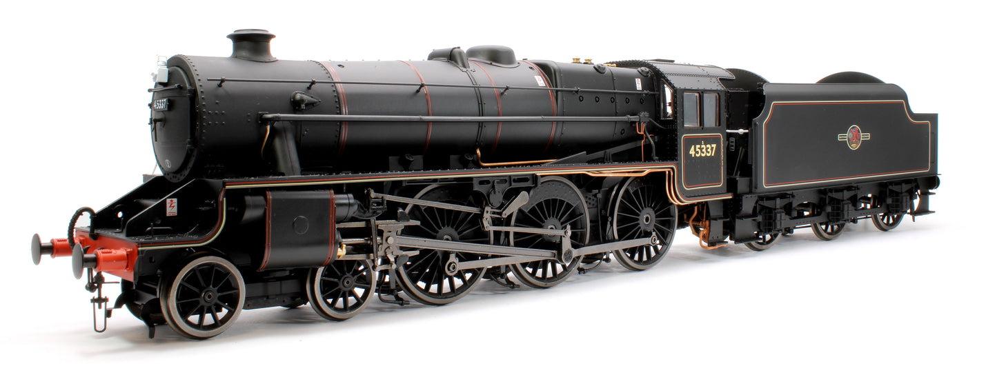 Stanier Class 5 4-6-0 "Black 5" Late BR Lined '45337' Welded Tender Steam Locomotive - DCC Sound