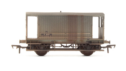 Pre-Owned Midland Brake Van BR Grey (Without Duckets) - Custom Weathered