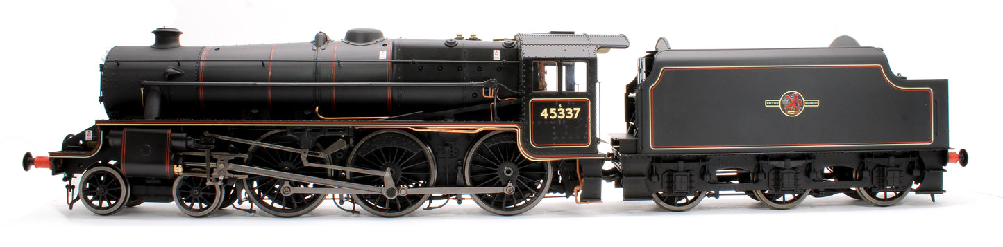 Stanier Class 5 4-6-0 "Black 5" Late BR Lined '45337' Welded Tender Steam Locomotive