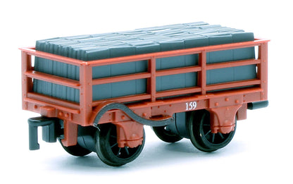 2T Ffestiniog Railway Welsh Slate Wagon Red Triple Pack