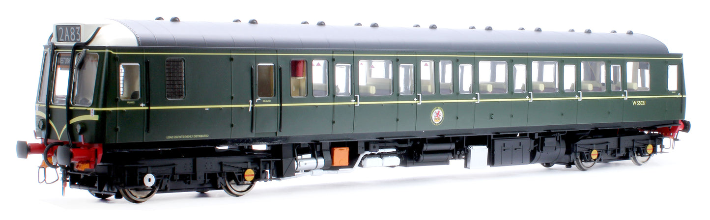 Class 121 BR Green (Speed Whiskers) Single Car DMU W55021
