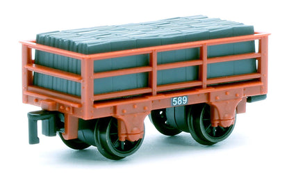 2T Ffestiniog Railway Welsh Slate Wagon Red Triple Pack