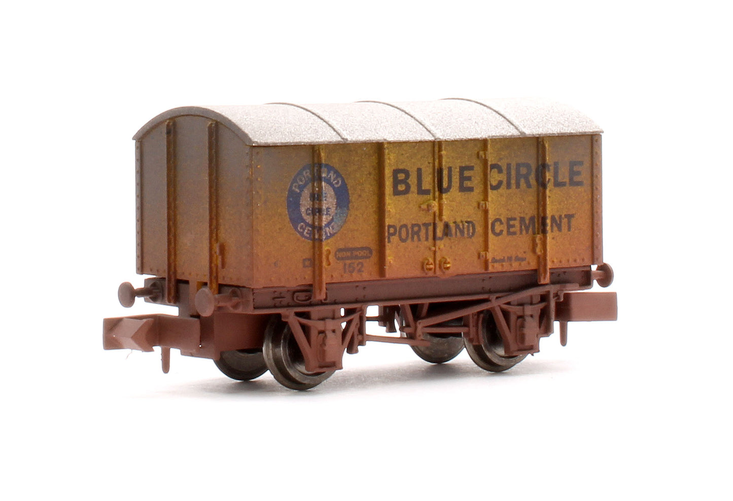 Gunpowder Van Blue Circle 152 Weathered