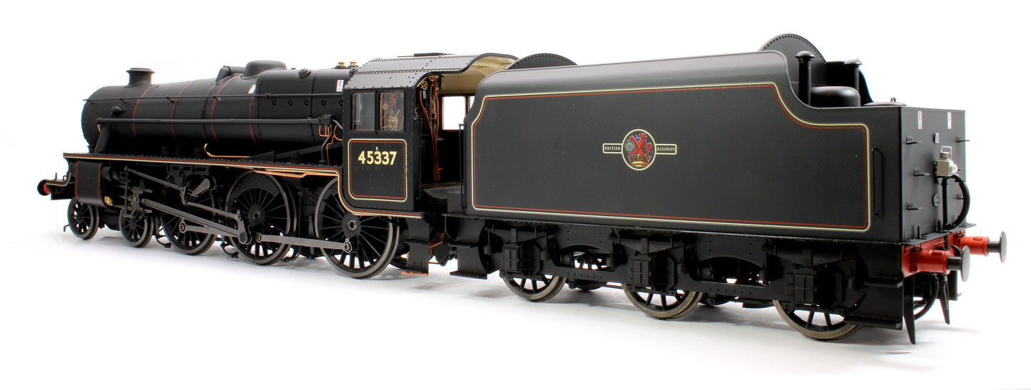 Stanier Class 5 4-6-0 "Black 5" Late BR Lined '45337' Welded Tender Steam Locomotive - DCC Sound