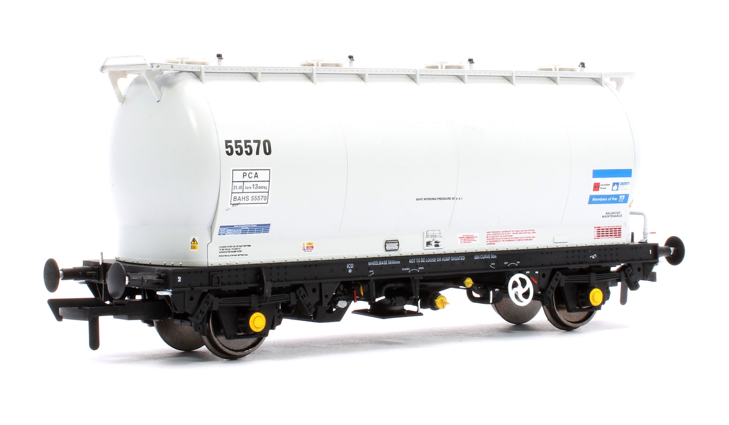 Pack of 4 L Lochaber Power/Liberty branded PCA tanks (no ladders). No. 55561/55564/55570/55573