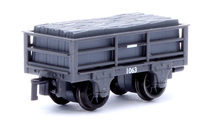 2T Ffestiniog Railway Welsh Slate Wagon Dark Grey Triple Pack