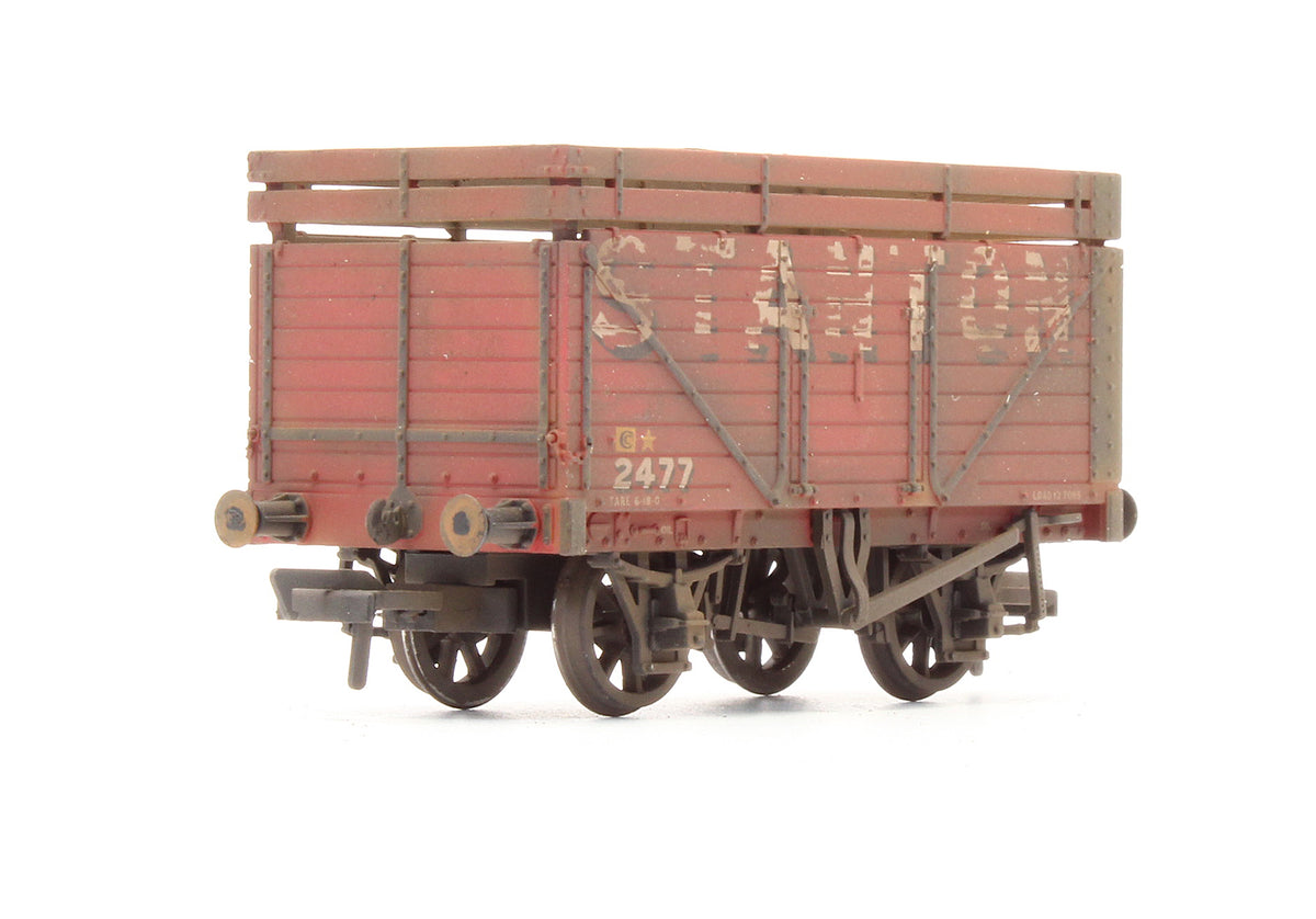 37-206A Pre-Owned 8 Plank Wagon With Coke Rails 'Stanton' - Custom Weathered