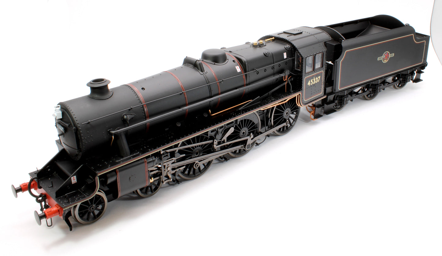 Stanier Class 5 4-6-0 "Black 5" Late BR Lined '45337' Welded Tender Steam Locomotive - DCC Sound