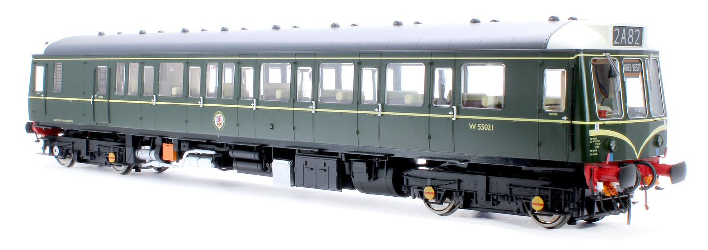 Class 121 BR Green (Speed Whiskers) Single Car DMU W55021