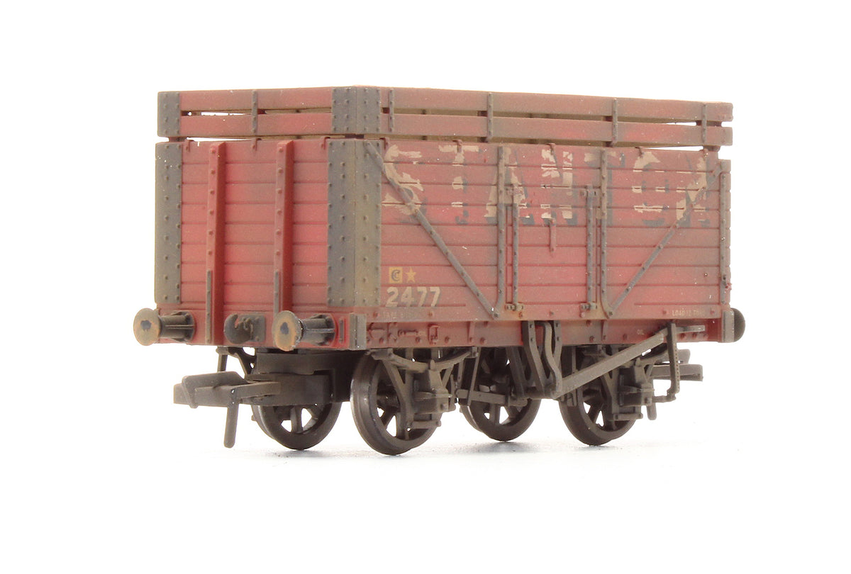 37-206A Pre-Owned 8 Plank Wagon With Coke Rails 'Stanton' - Custom Weathered