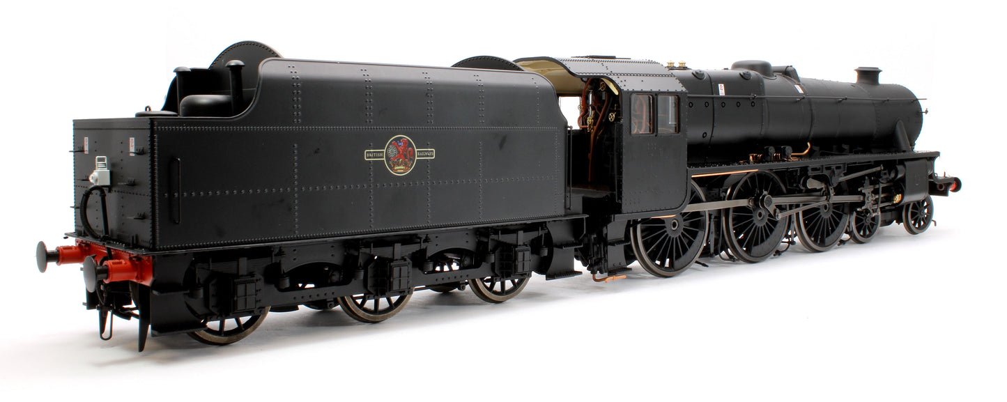 Stanier Class 5 4-6-0 "Black 5" Plain BR Black 'Un-numbered' Riveted Tender Steam Locomotive