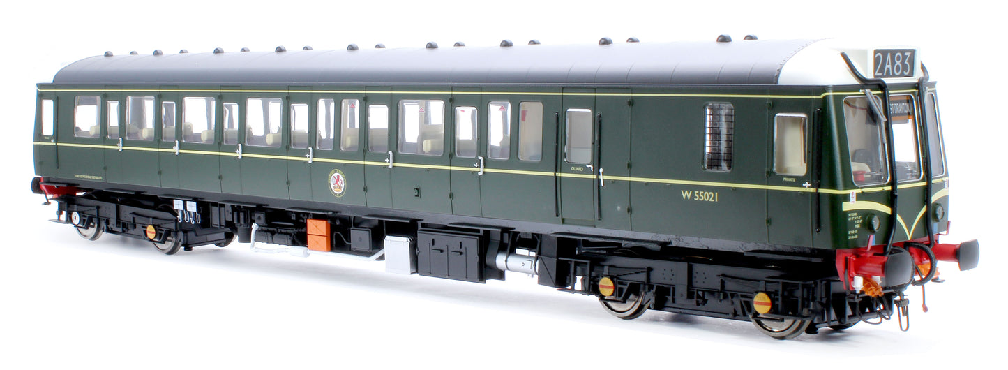 Class 121 BR Green (Speed Whiskers) Single Car DMU W55021