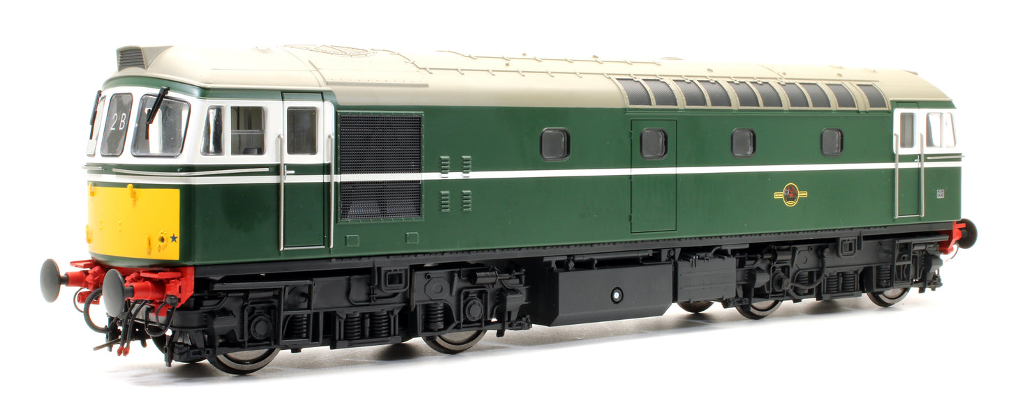 Pre-Owned BRCW Type / Class 33 Bo-Bo (Version 2) BR Green with small yellow ends Diesel Locomotive