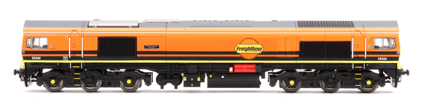 Class 59 206 'John F Yeoman' G&W Freightliner Diesel Locomotive