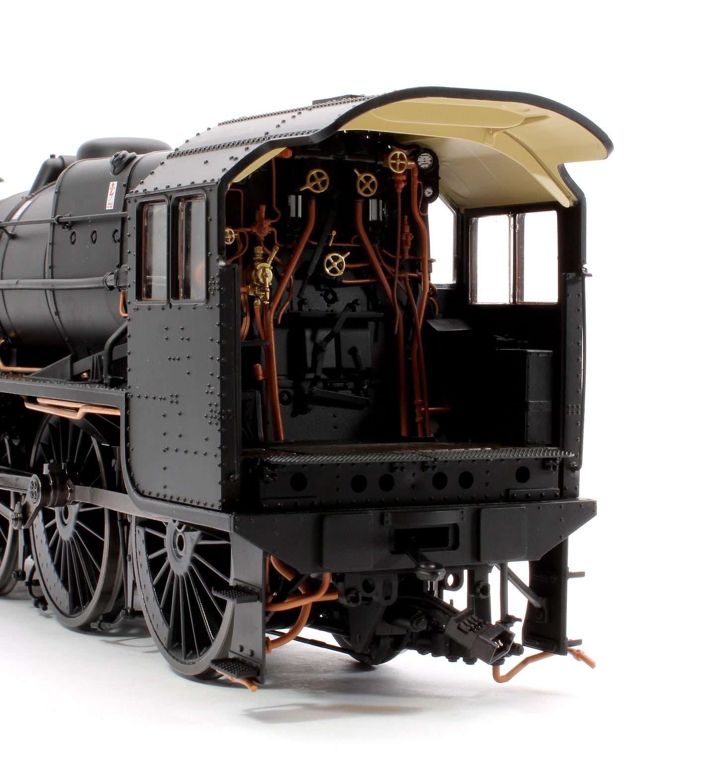Stanier Class 5 4-6-0 "Black 5" Plain BR Black 'Un-numbered' Riveted Tender Steam Locomotive