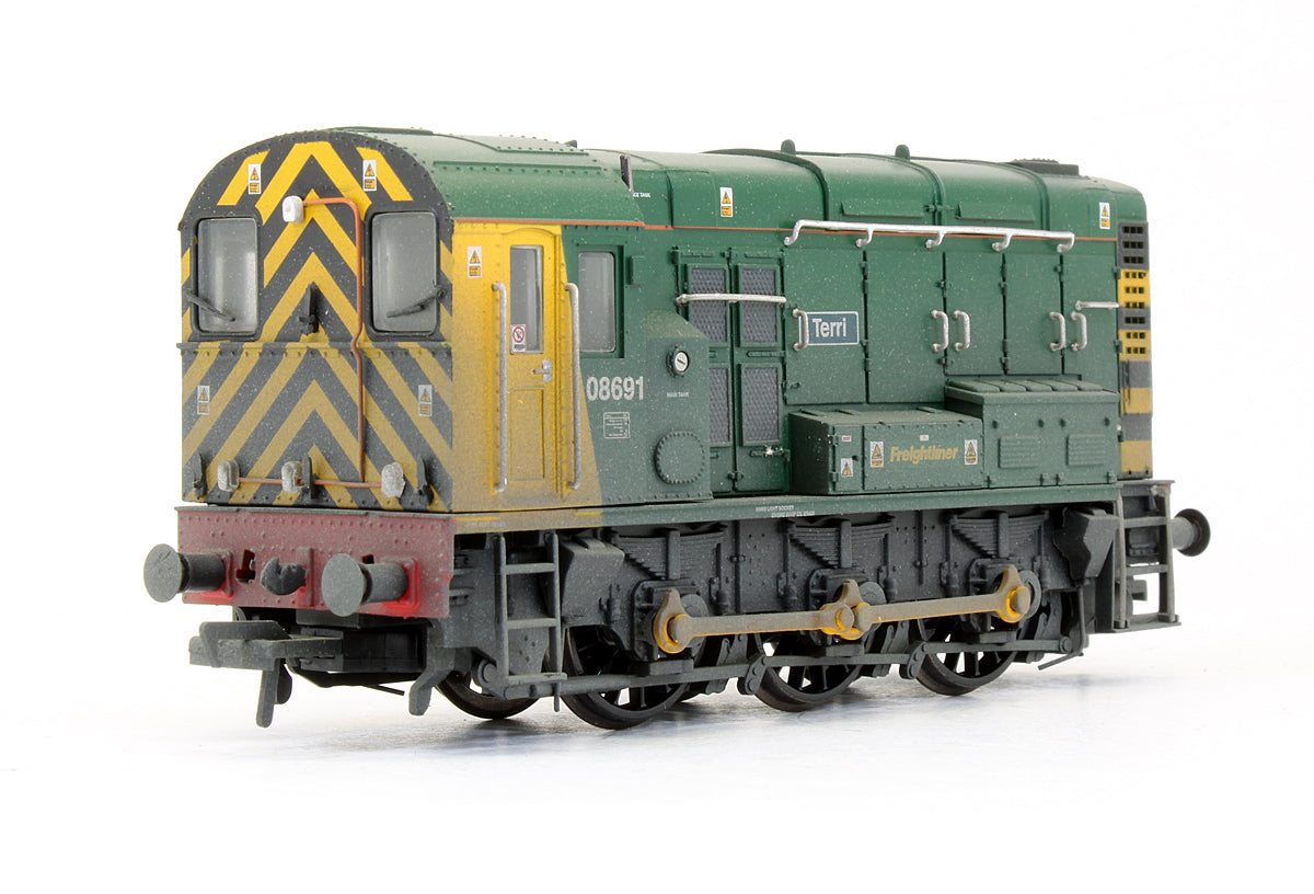 Pre-Owned Class 08691 'Terri' Freightliner Diesel Shunter Locomotive - Weathered - Exclusive Edition