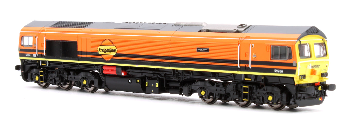 Class 59 206 'John F Yeoman' G&W Freightliner Diesel Locomotive DCC Sound