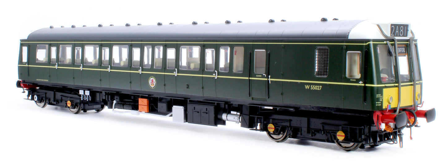 Class 121 BR Green (Small Yellow Panel) Single Car DMU W55027