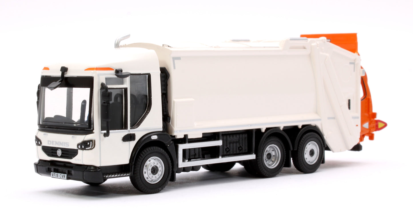 Dennis Eagle Olympus Refuse Truck White