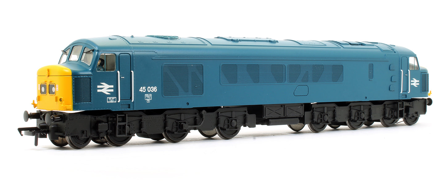 Pre-Owned Class 45 45036 BR Blue Split Centre Headcode Diesel Locomotive - DCC Fitted