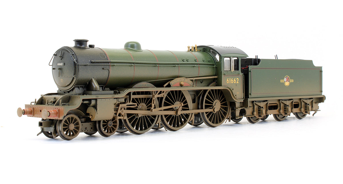 Pre-Owned R3163 BR 4-6-0 Class B17/6 'Manchester United' 61662 Steam Locomotive - Weathered - Special Edition - DCC Fitted