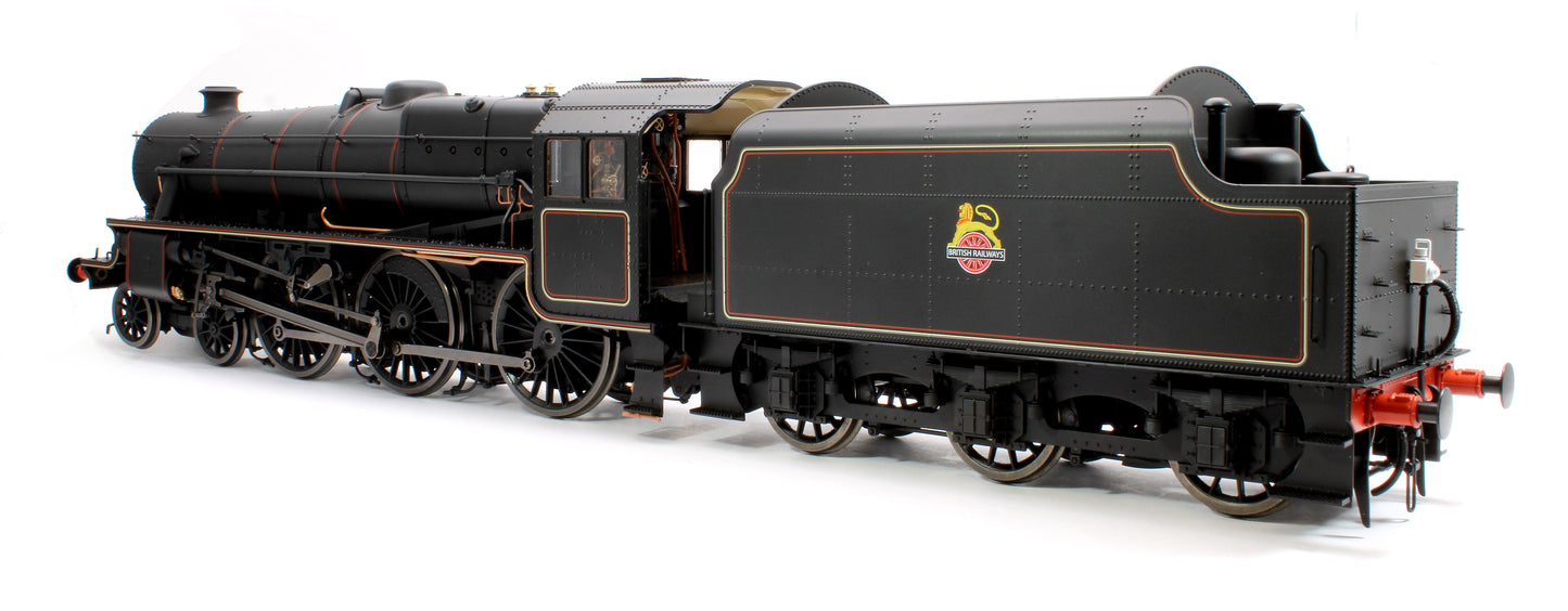 Stanier Class 5 4-6-0 "Black 5" Early BR Lined Unnumbered Riveted Tender Steam Locomotive - DCC Sound