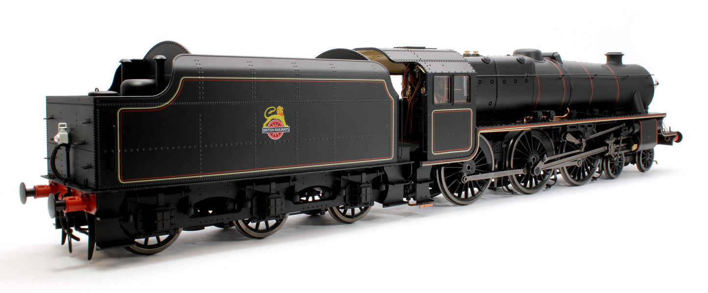 Stanier Class 5 4-6-0 "Black 5" Early BR Lined Unnumbered Riveted Tender Steam Locomotive - DCC Sound