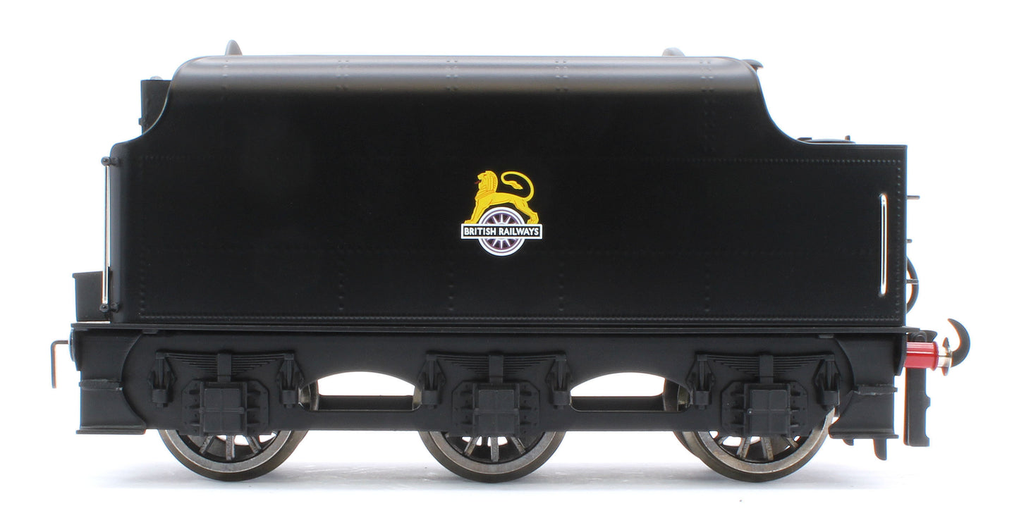 E/38-E Stanier Class 8F 2-8-0 BR Unlined Satin Black No. 48624 Steam Locomotive