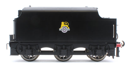 E/38-E Stanier Class 8F 2-8-0 BR Unlined Satin Black No. 48624 Steam Locomotive