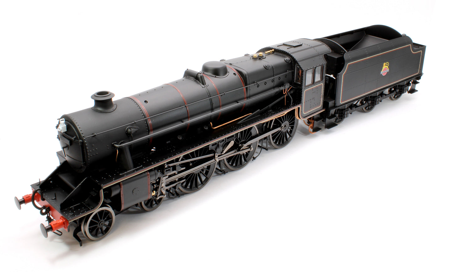 Stanier Class 5 4-6-0 "Black 5" Early BR Lined Unnumbered Riveted Tender Steam Locomotive - DCC Sound