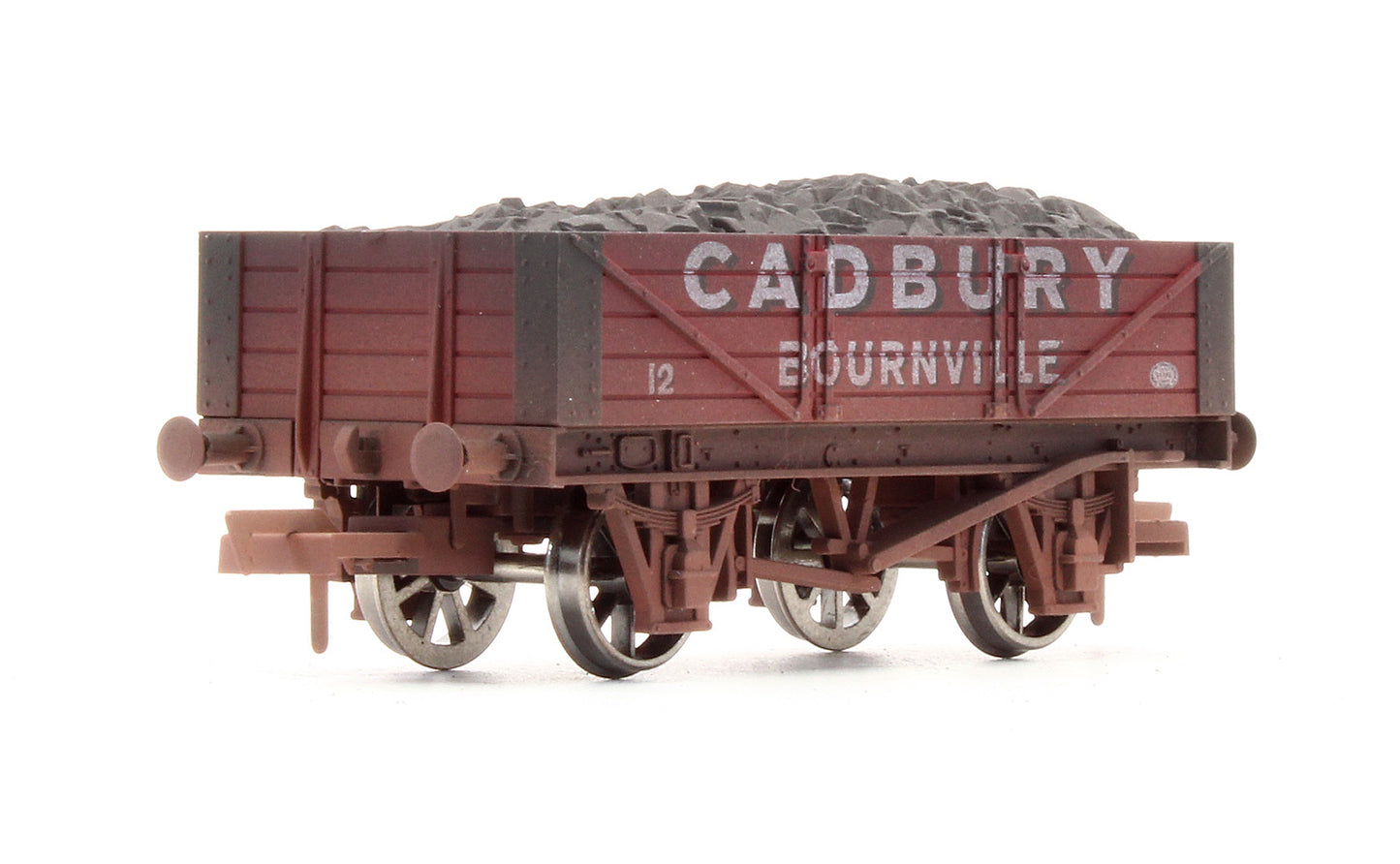 Pre-Owned 4F-040-010 'Cadbury Bournville' 4 Plank Wagon No.12 - Weathered