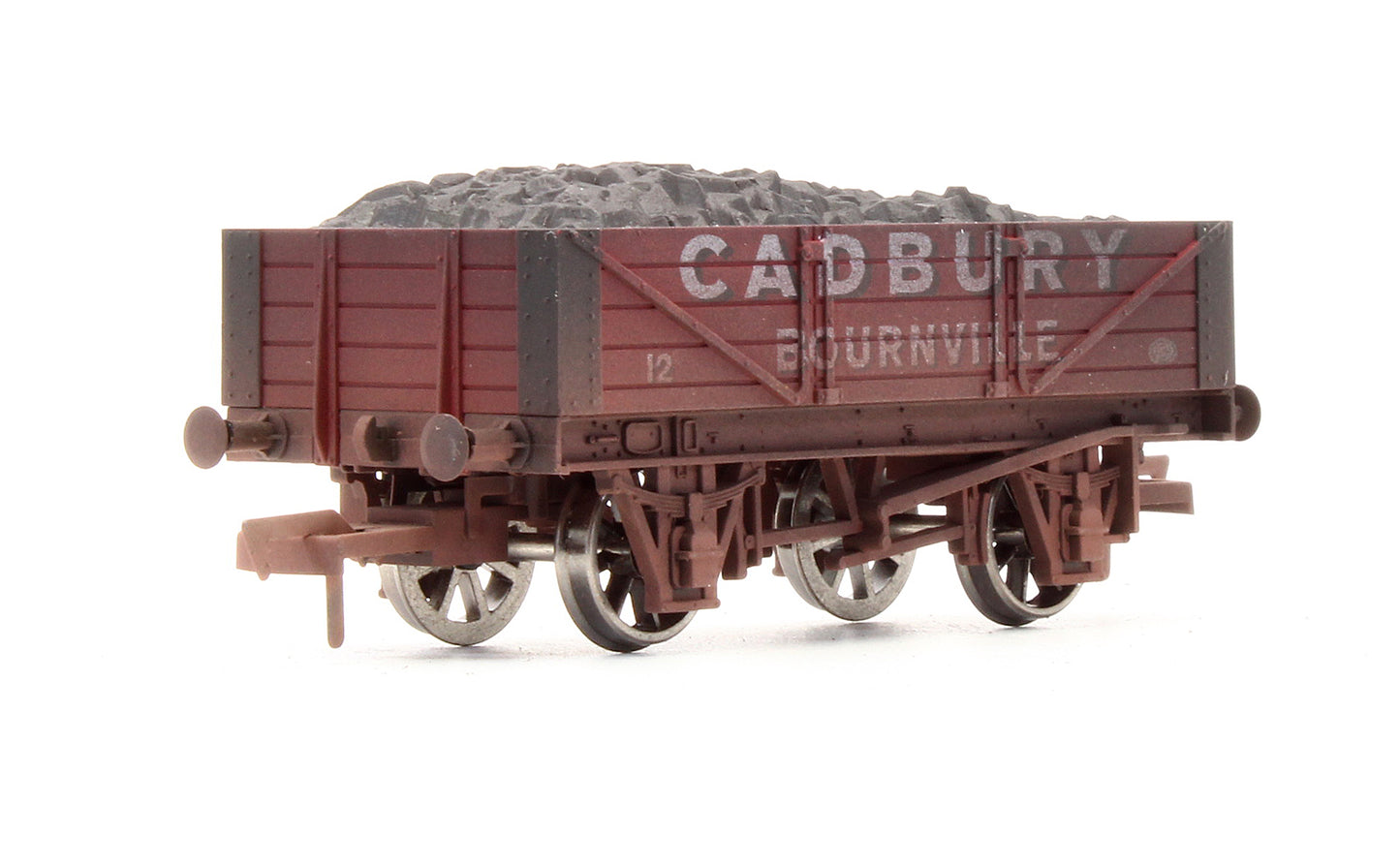Pre-Owned 4F-040-010 'Cadbury Bournville' 4 Plank Wagon No.12 - Weathered