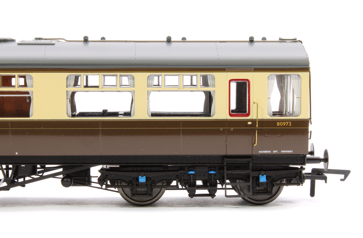 Black Label GWR Great Western Q13 Inspection Saloon, GWR Chocolate & Cream (Twin Cities) 80972