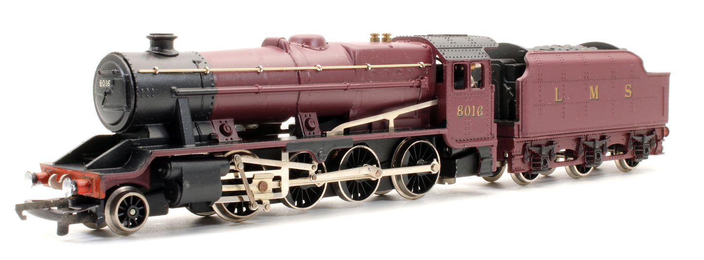 Pre-Owned LMS Maroon 2-8-0 Freight '8016' Steam Locomotive