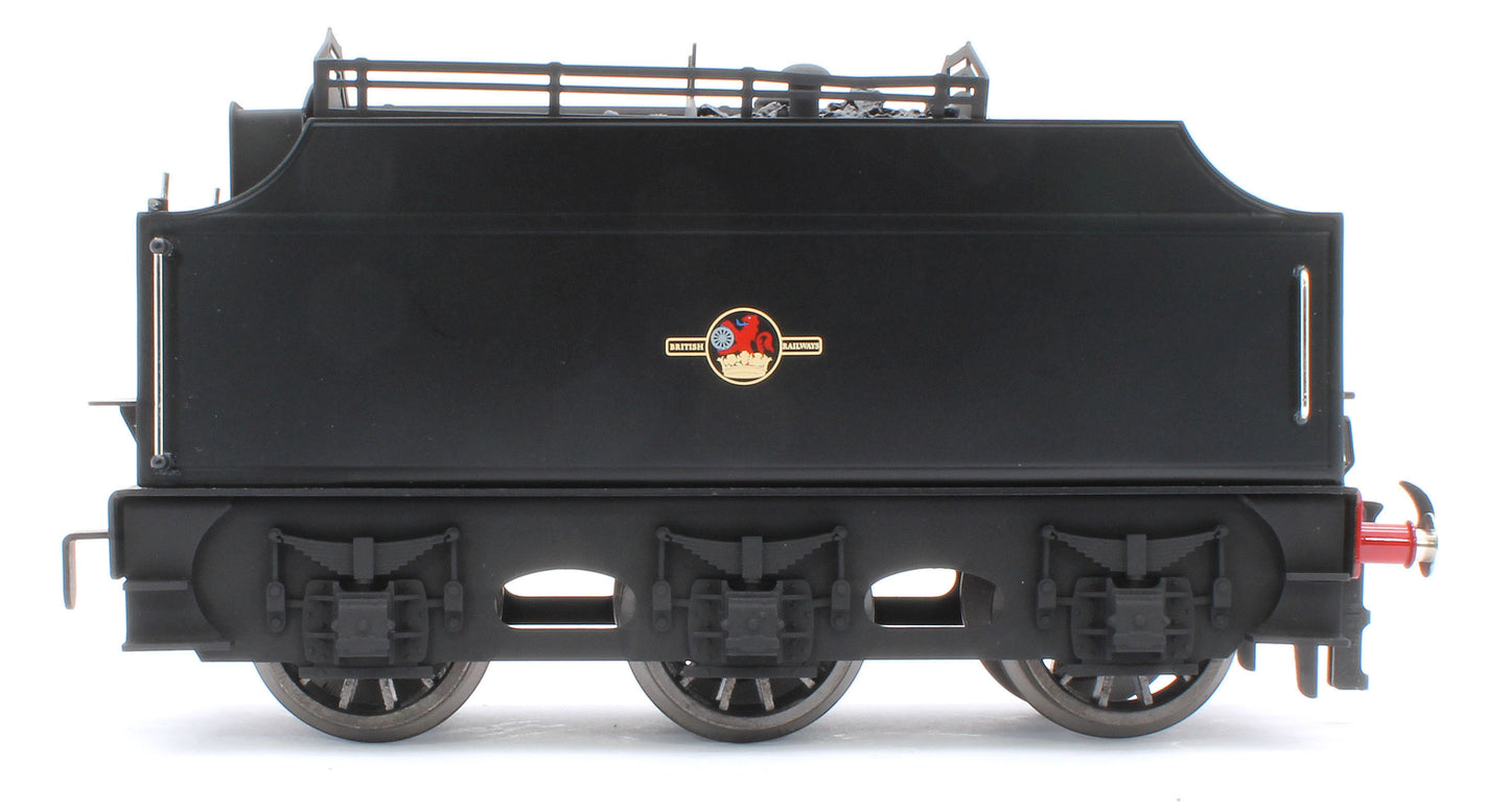 E/38-E1 Stanier Class 8F 2-8-0 BR Unlined Satin Black No. 48624 Steam Locomotive w/Fowler Tender